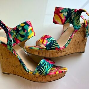 Jessica Simpson Tropical Wedges 9